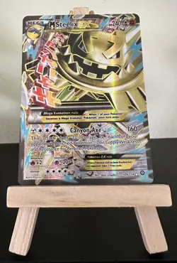 M Steelix EX (Full Art) 109/114 XY - Steam Siege Holo Pokemon TCG NM - Image 1