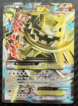 M Steelix EX (Full Art) 109/114 XY - Steam Siege Holo Pokemon TCG NM - Image 3