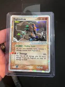 Pokemon Regirock EX Cracked Ice Holo 98/101 EX Hidden Legends 2004 - Image 3