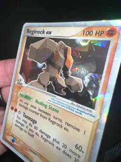 Pokemon Regirock EX Cracked Ice Holo 98/101 EX Hidden Legends 2004 - Image 4