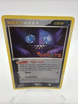 Sableye 23/107 2005 EX Deoxys Pokemon TCG Reverse Holo Rare Stamped MP - Image 1
