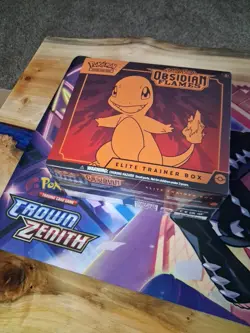 Pokemon: Scarlet & Violet 3: Obsidian Flames Elite Trainer Box - 9 Packs 820650853913 - Image 1