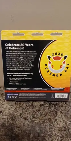 Rare 2026 Pokemon Day 30th Anniversary Collection Box New Factory Sealed - Image 3