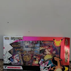 Pokemon Celebrations V Memories Box Exclusive Charizard Sylveon Gamestop - Image 1