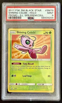 Shining Celebi Holo SM79/73 Legends Super Premium Collection Pokemon PSA 9 - Image 1
