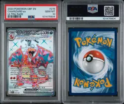2023 POKEMON OBF EN-OBSIDIAN FLAMES#215 CHARIZARD EX ULTRA RARE PSA 10 - Image 3