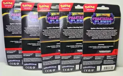 5 Pokemon TCG Mega Evolutions Phantasmal Flames Blister Booster Packs lot of 5 - Image 2