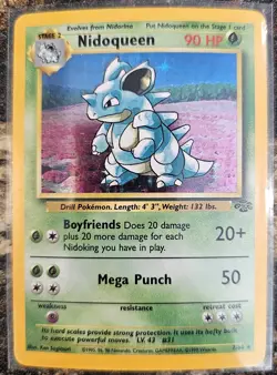 Pokemon 1999 Jungle Nidoqueen Holo 7 LP - Image 1