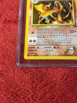 2000 Pokemon Gym Challenge Holo Blaine's Charizard 2/132 CGC 7.5 NM+ Slab Error - Image 4