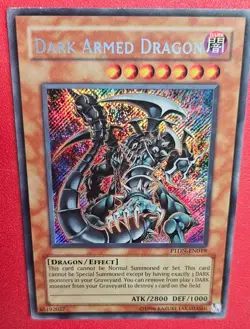 1x Yu-Gi-Oh! Dark Armed Dragon - PTDN-EN019 - Secret Rare - Unlimited Edition - - Image 2