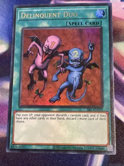 Yu-Gi-Oh! TCG Delinquent Duo SRL-EN039 Ultra Rare 25th Anniversary Edition NM/M - Image 1