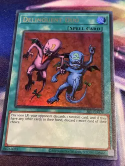 Yu-Gi-Oh! TCG Delinquent Duo SRL-EN039 Ultra Rare 25th Anniversary Edition NM/M - Image 2