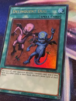 Yu-Gi-Oh! TCG Delinquent Duo SRL-EN039 Ultra Rare 25th Anniversary Edition NM/M - Image 3