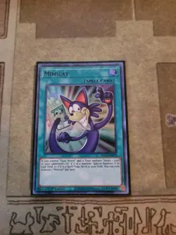 YUGIOH MIMICAT DLCS-EN078 ULTRA 1ST ED NM PURPLE - Image 1