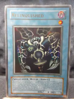 Yu-Gi-Oh! TCG Relinquished Starter Deck Pegasus SDP-001 Unlimited Ultra Rare - Image 1