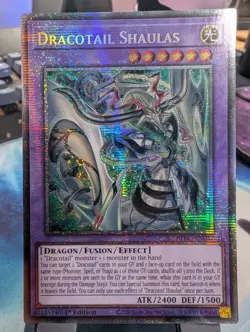 YuGiOh! Dracotail Shaulas BPRO-EN037 Starlight Rare 1st Ed - Image 1