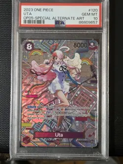 Uta OP05 Awakening of the New Era mosaic English OP02-120 SP One Piece Psa 10 - Image 1
