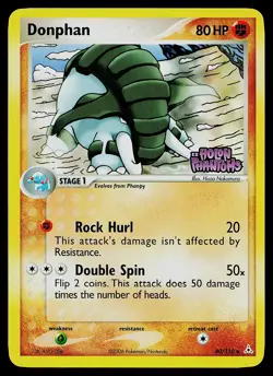 Pokemon Card - Donphan Holon Phantoms 40/110 Uncommon Reverse Holo STAMPED - Image 1