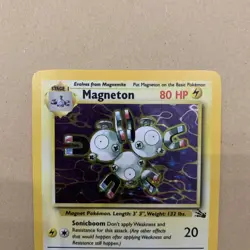 Magneton 11/62 Fossil Holo Rare Vintage Pokemon Card NM Near Mint - Image 2