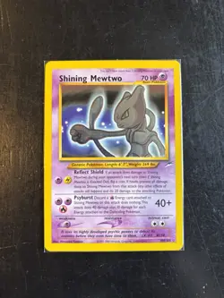Pokemon TCG Shining Mewtwo Neo Destiny Holo Card 109/105 Secret Rare NM-M🔥🔥 - Image 1