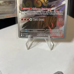 Pokemon TCG White Flare Emboar 98/086 Illustration Rare Card in Mint Condition - Image 4
