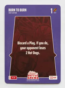 2026 Bo Jackson Battle Arena Burn To Burn SP Play Card #PL-39 - Image 1