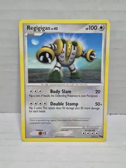 Pokemon Regigigas 4/17 Non Holo Rare Pokemon Card TCG 2009 - NM/LP - Image 1