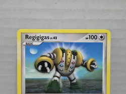 Pokemon Regigigas 4/17 Non Holo Rare Pokemon Card TCG 2009 - NM/LP - Image 2