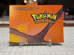 Pokemon The First Movie #S7 (Sticker & Puzzle Card) Blue Logo (Small Crease) - Image 2