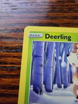 Deerling - Pokemon Chilling Reign Error Card - Misalignment dots - Miscut - Image 2