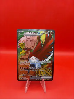 Pokemon TCG Ethan's Ho-Oh EX 209/182 S&V Destined Rivals Ultra Rare Holo Card - Image 1
