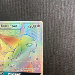 Pokemon Espeon GX Secret Rare Full Art Holo 152/149 SM Base Set Pokemon Card - Image 3