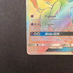 Pokemon Espeon GX Secret Rare Full Art Holo 152/149 SM Base Set Pokemon Card - Image 4