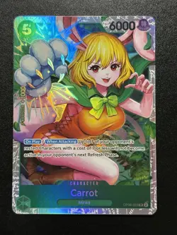 Carrot ONE PIECE OP08-023 Secret Rare Mint CGC Trading Card - Image 1