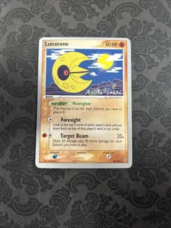 Lunatone 36/107 Uncommon EX Deoxys 2006 World Championships Pokemon Card D2 - Image 1