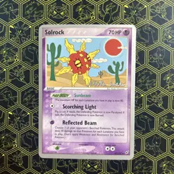 Pokemon Card Solrock World Championship 2006 47/107 Non-Holo Uncommon - Image 1