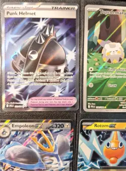 Pokemon TCG Card Lot 10 -Full Art, Trainer, Mega, EX, Promo + Coins & Jumbo - Image 2