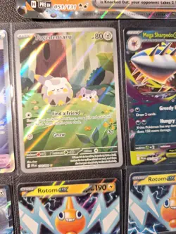 Pokemon TCG Card Lot 10 -Full Art, Trainer, Mega, EX, Promo + Coins & Jumbo - Image 3
