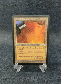 City of Traitors Exodus Rare Land Regular English Magic: The Gathering Card MTG - Image 1