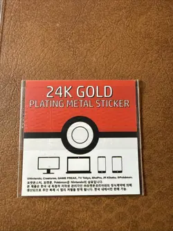 Pokemon Random Lot Squirtle 24K Gold Plating Holographic Cards/topps Card✨￼ - Image 3