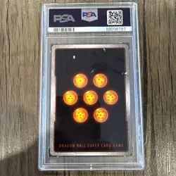 PSA 9, SS Trunks SR Rise Unison Warrior Card DBS DBZ Z Heroes - Image 2