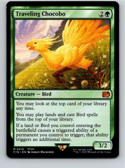 Magic the Gathering Traveling Chocobo FINAL FANTASY MTG Free Shipping! - Image 1