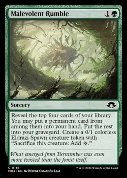 Magic: The Gathering Malevolent Rumble MH3 #0161 - Image 1