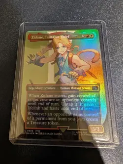 Magic The Gathering FIN Final Fantasy Borderless Foil #405 Zidane Tantalus Thief - Image 1