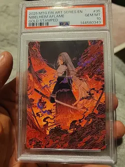 PSA 10 Nibelheim Aflame Gold Signature - Image 1