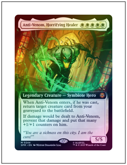 1x Anti-Venom, Horrifying Healer, Extended Art Foil, Magic MTG NM - Image 1