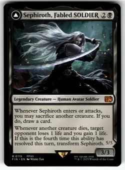 Sephiroth, Fabled SOLDIER M FINAL FANTASY 115 NM MTG - Image 1