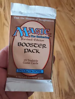 Magic The Gathering REVISED EDITION Sealed Booster Pack (1994) NO RESERVE - Image 4