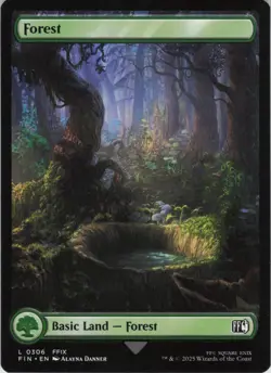 Forest () L FINAL FANTASY 306 NM Normal MTG - Image 1