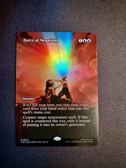 Force of Negation TLE0013 (Borderless/Foil) Avatar: The Last Airbender, MTG - Image 3